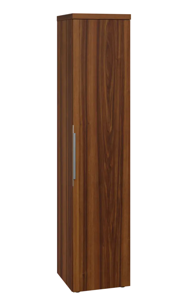 SIN 5 - 4D kancelářská skříň, 1-dveřová, pravá, 1820x400x400, ořech královský